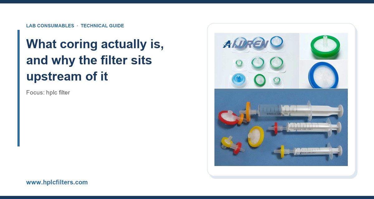 What coring actually is, and why the filter sits upstream of it